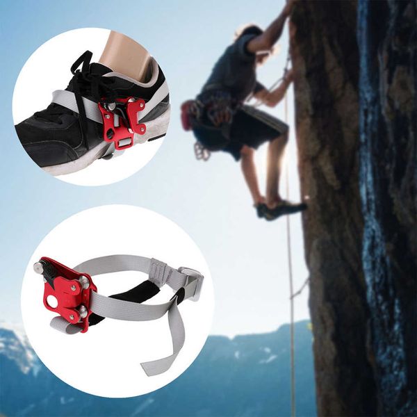 Kaya Koruma Tırmanma Ekipmanları Caving Boot Montajlı Cihaz Dağcılık Güvenlik Dişli Ağacı Arboristleri 8-13mm Halat HKD230811 için Tulum Aksesuarları