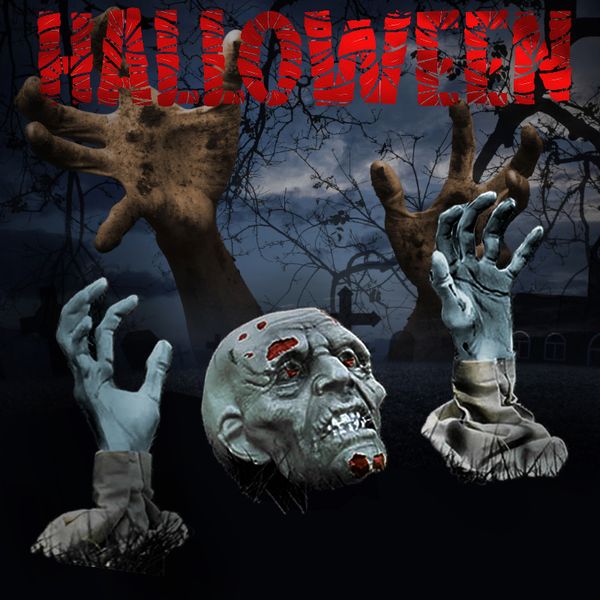 Andere Event -Party liefert Horror Ghost Skull Head Garden Cemetery Lawn Dekoration Schädel Schädel