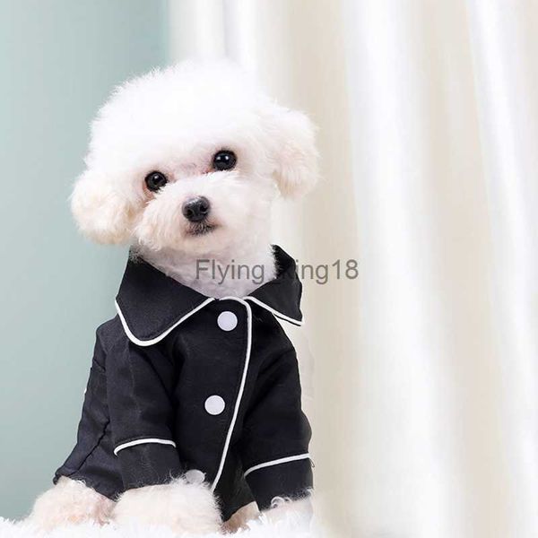 Pijama de cachorro de estimação de luxo Pijamas de seda macia de seda de pijamas de buldogue francês roupas de casaco de estimação para cães pequenos shih tzu pupp gato roupas xs-2xl hkd230812