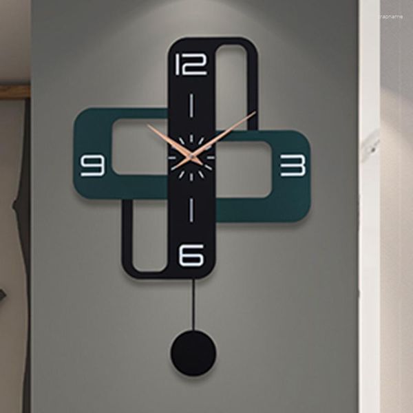 Duvar Saatleri İskandinav Lüks Pil Saat Kuvars Yatak Odası Sessiz Küçük Metal İzleme Mutfak Modern Sanat Horloge Ev Dekorasyon Öğeleri