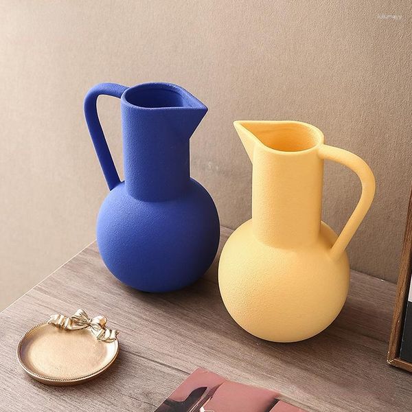 Vasi Tingke Nordic Ins Style Art a forma di pot Vaso Vaso Lumo Morandi Modern Simple DECORAZIONI DELLA CASA Ornamenti