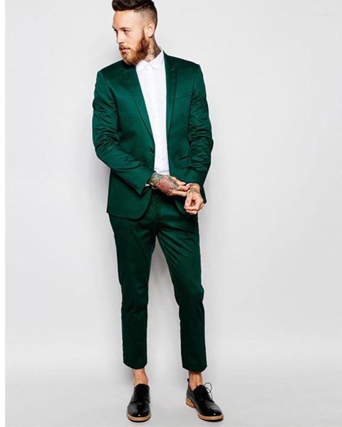Trajes masculinos mais recentes calças blazer desenhos (calças de jaqueta) Chegada de cor sólida cor de cetim brilhante casaco de casamento masme homme