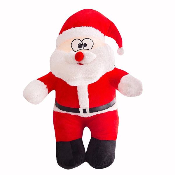 Рождественские плюшевые игрушки милые Санта -Клаус Элк Снеговик Рождественские украшения Ангел Куклы Спящая подушка мягкая чучела животные