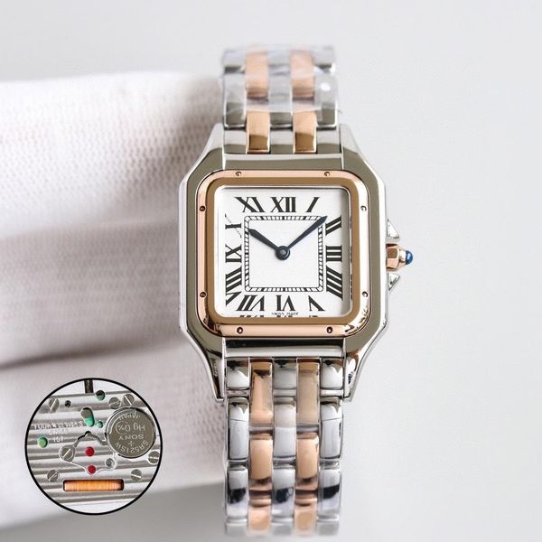 Tag Watch para Mens AAA Qualidade Relógios Mulheres Mens Relógio Designer Relógios de Luxo Aço Grande Dial Trevo de Quatro Folhas Pulseira Mulheres Relógio de Diamante com Caixa 005