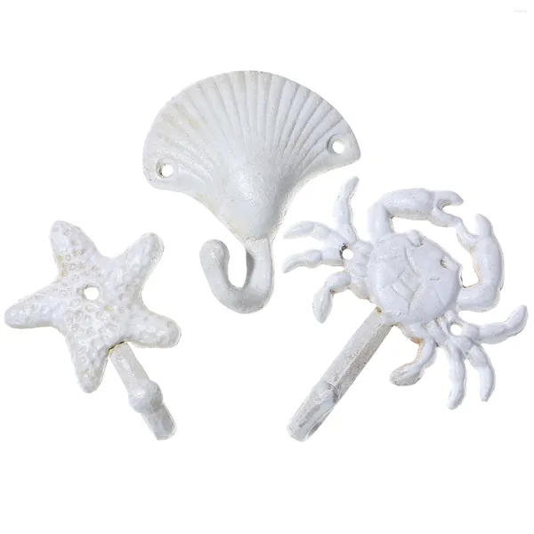 Ganci per parete marine gallo da parete esterno piscina appendiabiti a stella decorazione planimetro