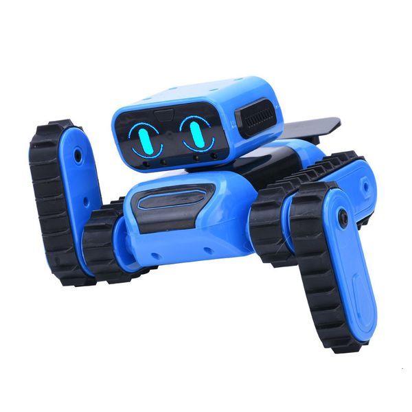 Electricrc Hayvanlar Akıllı Programlama Uzaktan Kumanda Robot Hediye Algılama Engel kaçınma dansı DIY Montajlı Bilim Oyuncakları Çocuklar için 230811