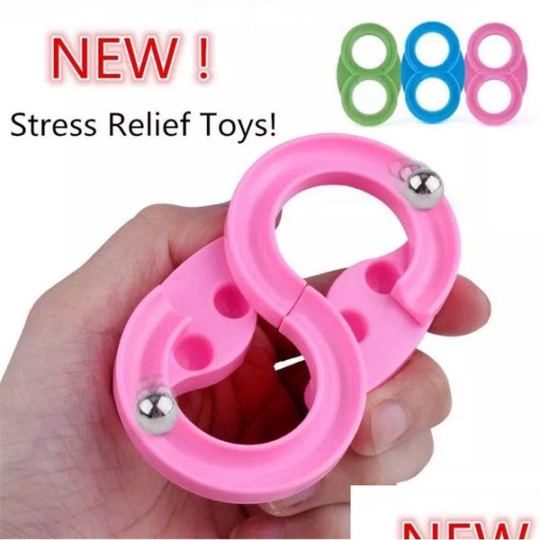 Decompressione Toy Stress Relief Fidget 88 Traccia Sistema di induzione portatile alleni Spinner Squishy Antistress Toys Adult Funny Reliver S DHLGF