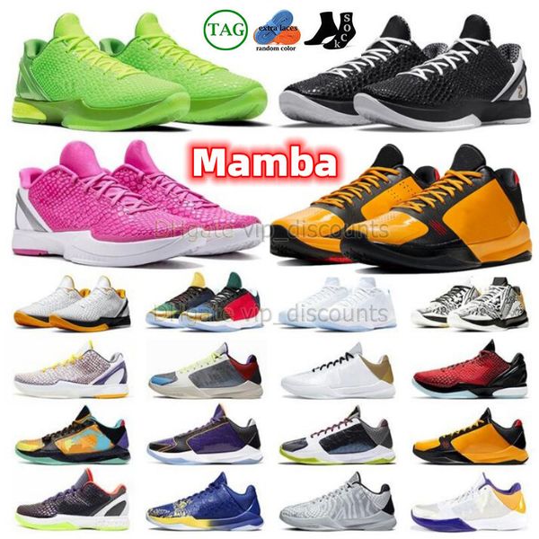 Mamba 6 6s Lebs 20 баскетбольные туфли Protro All Star Gold Red Pink Del Sol Big Stage непобедимый x Что если кроссовки Orange Organ