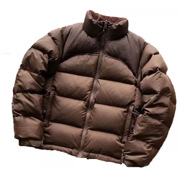 Jaqueta Brown de Womens Brown Parkas Down Jackets Mens Mens Stylist Letter Black Windbreaker Famous Brand Casal Outer Awear para feminino de inverno curto