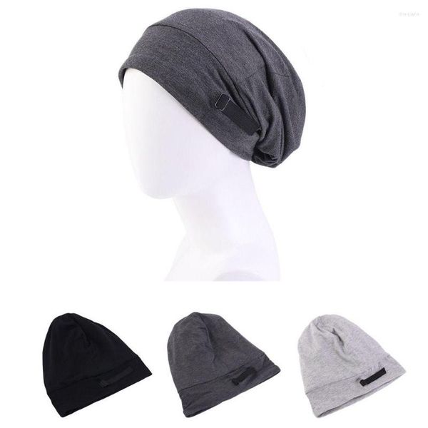 Capitando tampas de ciclismo seda encravada de cabelo de moda ajustável chapéu de gorro elástico banda de cabeça capô para dormir