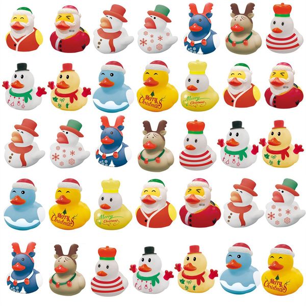 Novos Waters Waters toca brinquedos para crianças patos de borracha patos de borracha loater pato diversos crianças mini-sandunchando boneco de neve alces dhl