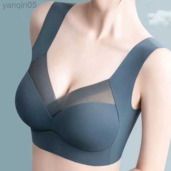 La maternità intimata top senza soluzione di continuità reggiseni di grandi dimensioni di supporto per le dimensioni di grandi dimensioni Spettacoli per piccoli comodi senza anello in acciaio yoga fitness sleep sleep gilet hkd230812