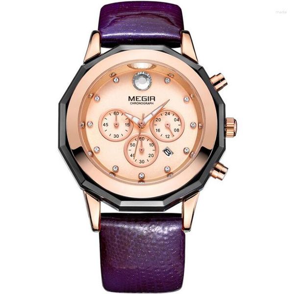 Orologi da polso signore orologi per donne megir maschi orologi top sports waterproof femminile orologio semplice multifunzionale