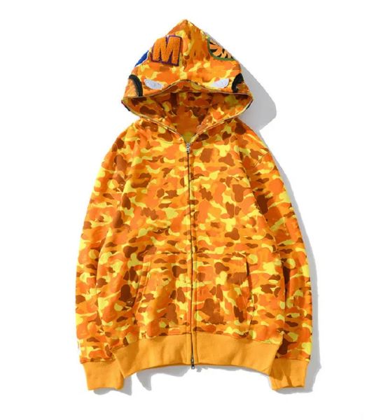 Tasarımcı Erkek Kadın Hoodies Tatlı Giyim Ceket Desen Hardigan Hoodie Kamuflaj Baskı Sweatshirt Erkek Günlük Gevşek Giyim Asya Boyutu S-XL