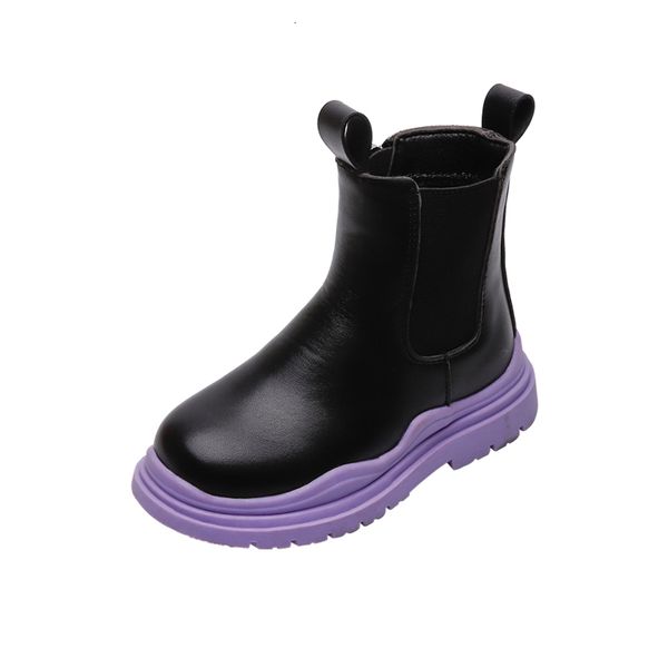 BOTAS COLA CRIANÇAS CRIANÇAS PEQUENAS GRANDES DIVERNO AUTOMNO DE AUTONO AMBATO ANLO CORBILO GIRLS Fashion Chelsea Boys Unisisex Children zip 230811