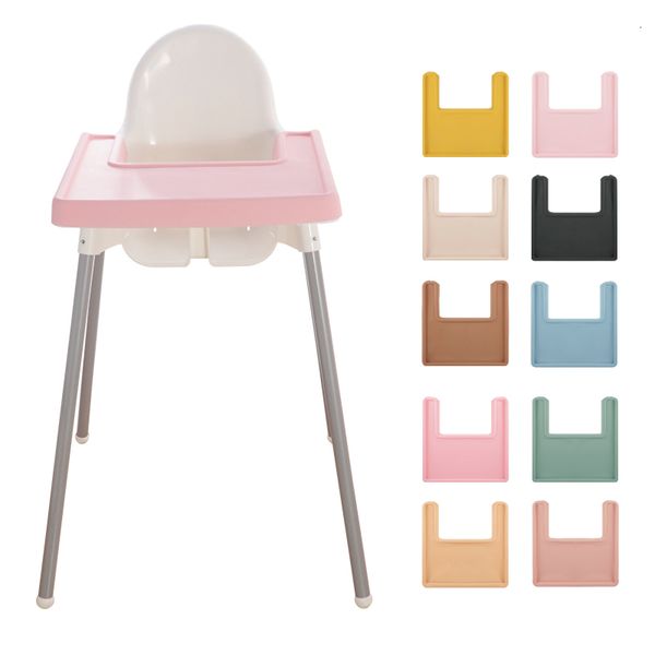 Tazze di piatti utensili per bambini seggiolone da sedia per bambini Pochemat alluclusive tavolo silicone tavolino accessori per alimentazione per neonati perdite facili da pulire il BPA gratuito 230811