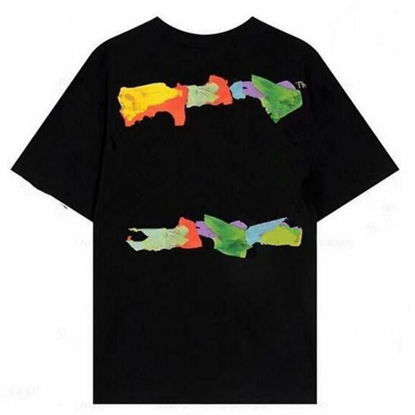 Дизайнерская футболка Mens Designer Tshirts Top Cotton Clate 38 Цветов Экипаж шеи с коротки