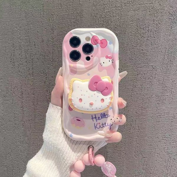 Дизайнер милый мультфильм Cat Phone Case 14 13 Pro Max 11 12 12pro 14plus 7 8 плюс XS XS Deluxe Top Silicone Case