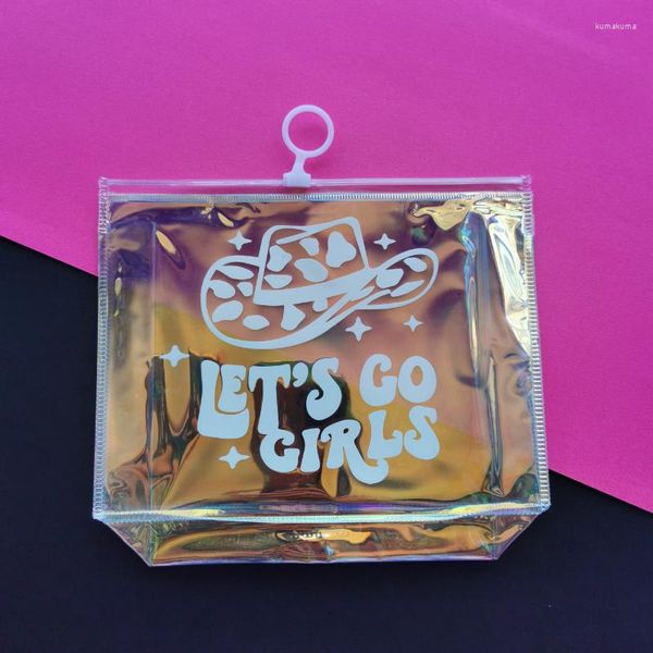 Embrulho de presente Let's Go Girls Survival Bag Favors Favors Hans Hangover Kit Party Party Pvc Tote Trip