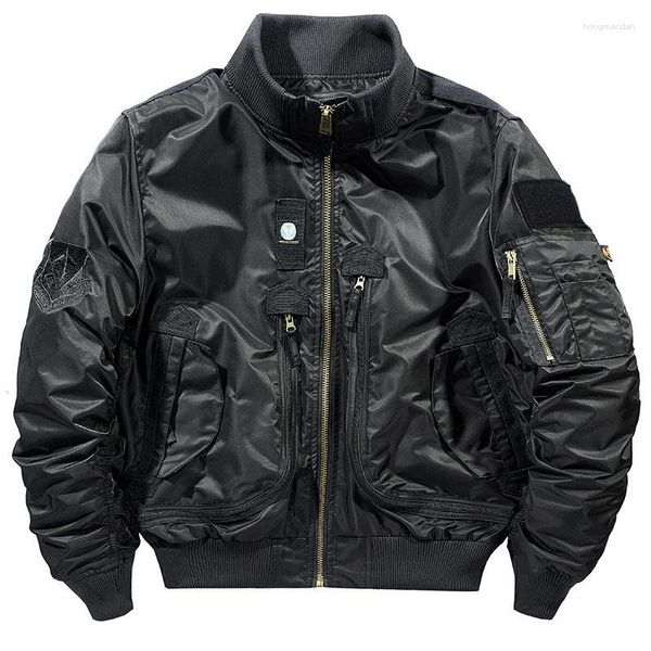 Jackets masculinos Parkas Militar de moto de moto para homens roupas plus size cardigan inverno casacos masculino jakets homem