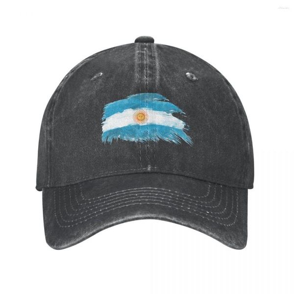 Ball Caps Retro Argentina Flag Baseball Cap Baseb