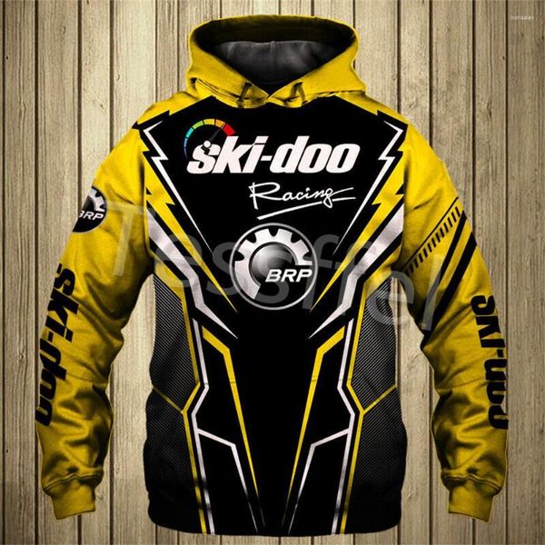 Capuzes masculinos Nome personalizado da primavera/outono 3D Bultaco Motorcycles Sweetshirts impressos Moda Casual Homens de grandes dimensões