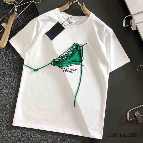 As camisetas de designers Bottega Ven, de alto nível da BV, no início de 2022, o novo estilo era popular. Os elementos estavam na moda. BV Sapatos masculinos de manga curta bordados. 7yqt