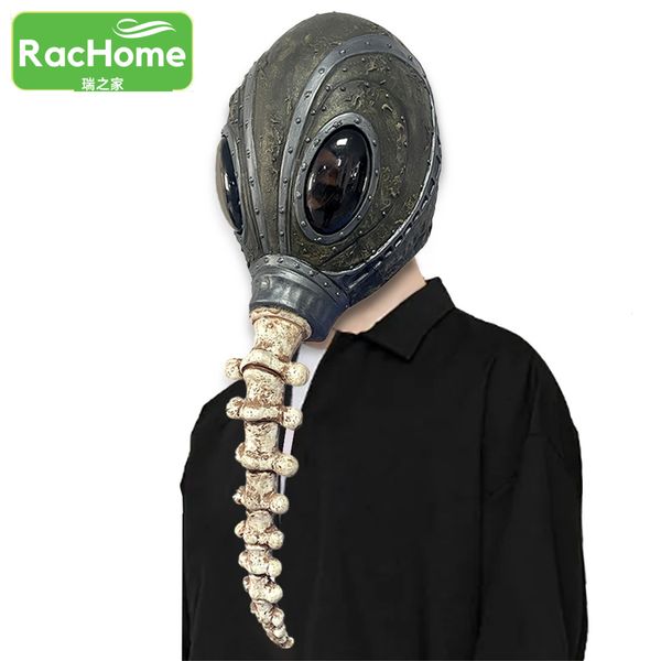 Máscaras de festa Halloween esqueleto máscara de silicone touca de terror Cabeça completa rei dos sonhos máscara assustadora novidade