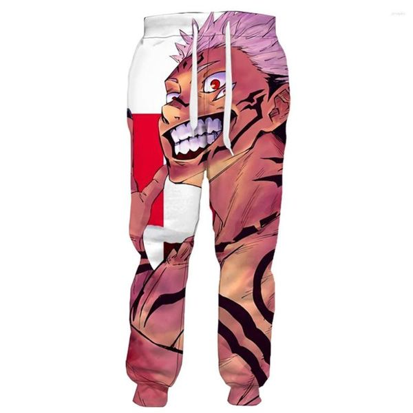 Pantaloni da uomo hx tokyo revengers uomini sport sport cartoon anime design abbigliamento unisex casual harajuku streetwear womenpants