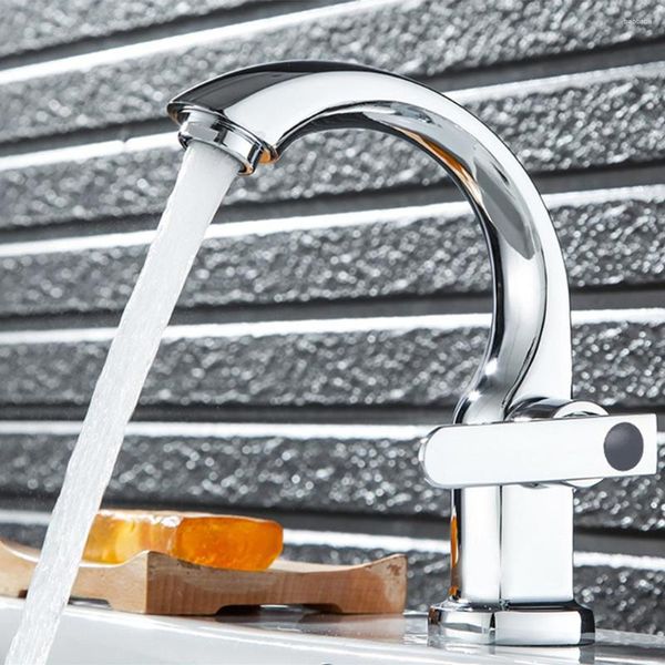 Rioucciati del lavandino per bagno Accessori rubinetto Acqua Cromo contropiede a leva singola a leva singola