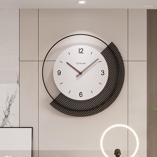 Relógios de parede Relógio minimalista da sala de estar grande designer nórdico Quartz quartzo duvar saati decoração gxr45xp