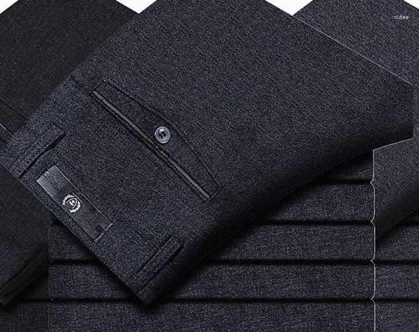 Abiti da uomo estate in stile britannico autunno a colori solidi business pantaloni casual semplici pantaloni da ufficio formale dritta tuge a28