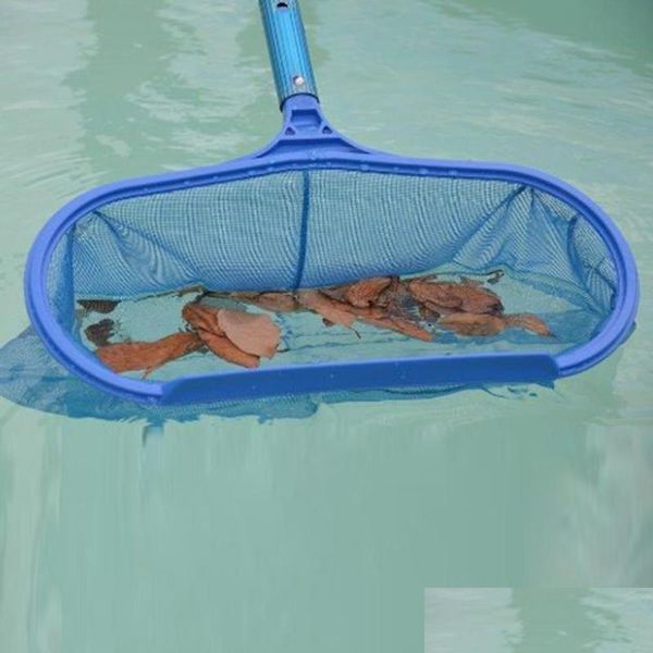 Poolzubehör 1PC Schwimmen Sais Nettoblattgebläse Fine Mesh Professionelle Skimmer Reinigung Rake Clean Supplies 220622 Drop DhMeb DhMeb