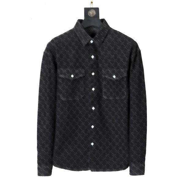 Marke Cotton Denim Shirt Männer Langarm Qualität Cowboyhemden für Männer lässig Slim Fit Mens Designer Kleidung Männer und Frauen M-3xl