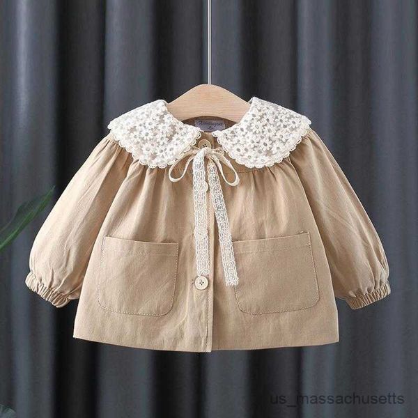 Giacche Spring Autumn Girls Boys Jackets Trench Coate comodi abiti da bambino carini per bambini Abbigliamento R230812