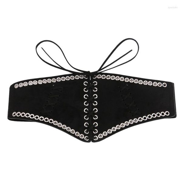 Gürtel Frauen Korsett schwarz sexy Gürtel Underbust Taille Verband bustier Körper schlanker Weitkleid elastischer Bund am Bund