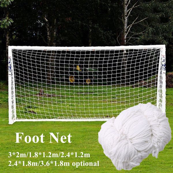 Balls Top -Qualität Fußball -Tor Mesh Net Football Post für Sporttrainingsspiele Ersetzen Kinder Kindergeschenk 18x12m 3x2m 230811