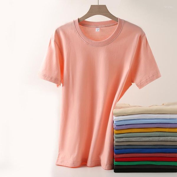 Herren-T-Shirts Kleidung Herrenhemd 16 Farben Baumwoll Tees lässig Solid T-Shirts Hip Hop Streetwear Männer Frauen Paare
