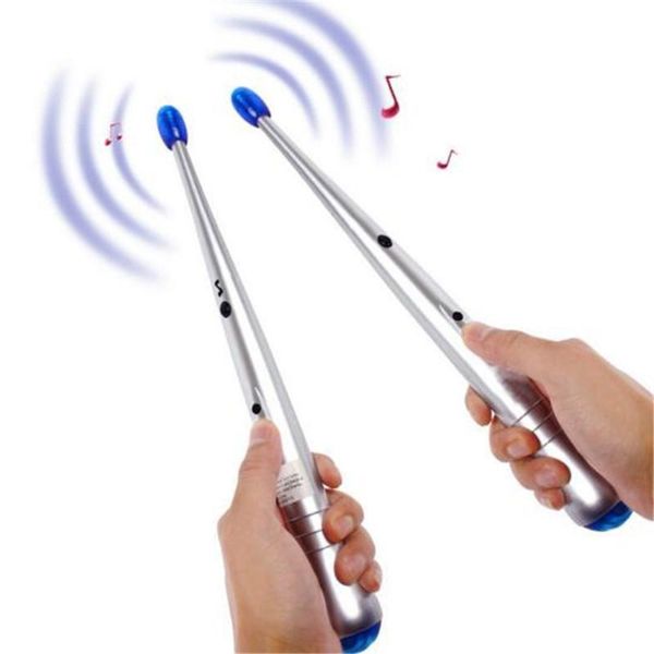 Elektronische Musical Toy Toy Drumstick Neuheit Geschenk Bildung für Kinder Kinder Kinder Elektrische Drum Sticks Rhythmus Percussion Air Finger Dhlzz