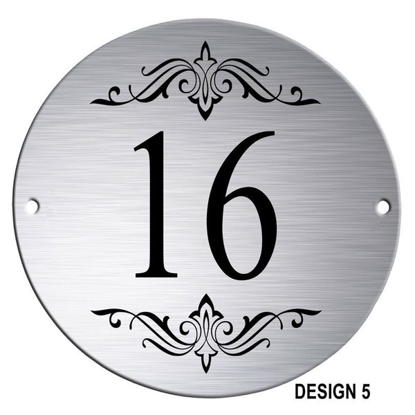 Decorações de jardim Número da casa Diy 4 X Styles House 5mm Sinal de placas de placas de placas de placa personalizada 2 de placa 2330812