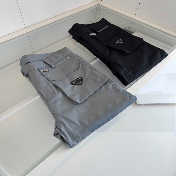 2023 Nuovi pantaloni casual da tasca casual da uomo Design di qualità del marchio di lusso comodo gamba dritta Pantszu0p