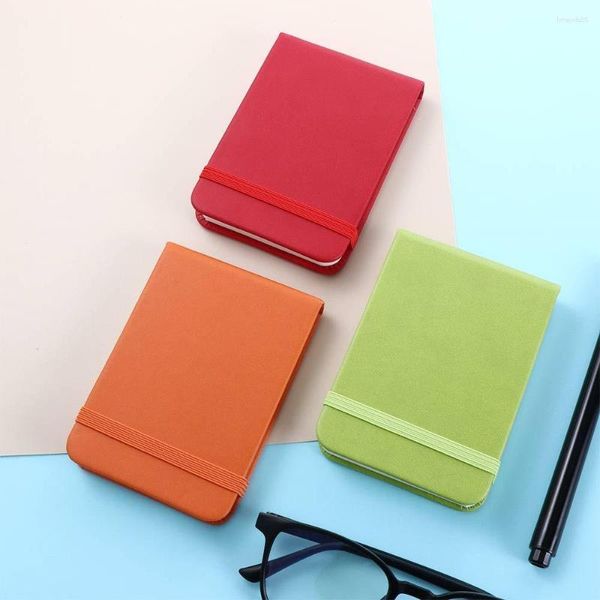 Schulversorgung Fruchtfarbe monatliche Agenda Memo Pads Daily Planer Pocket Notebook Journals Mini A7