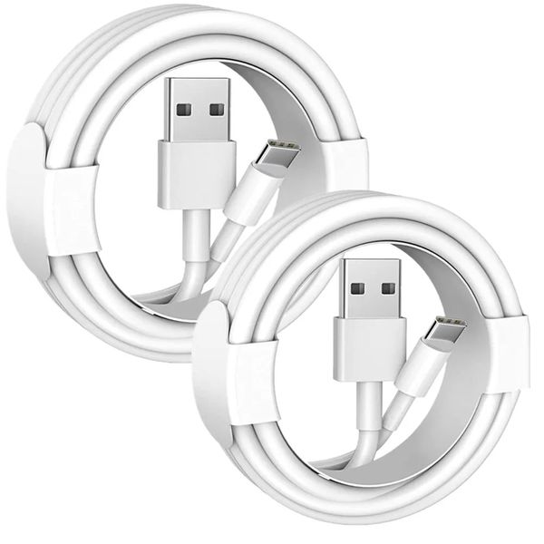 Cavo di caricabatterie USB C da 3 piedi USB-C Type-C Cavo di carica rapida Cavi per cellulare Cavi micro USB CAVI 2A Sincronizzazione Dati 1M Cavo