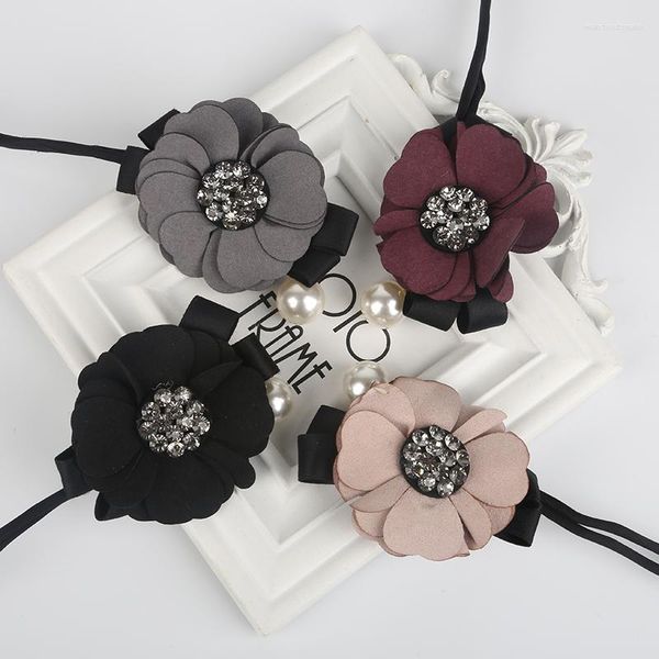 Haarclips Modedesign Strassblumen Stirnband Styling Magie Schwamm Clip Schaumbrötchen Burler Frisur Twist Maker Werkzeugzubehör Accessoires