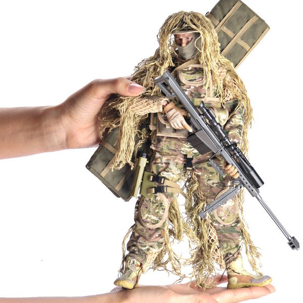 Figure militari NB07A NB08B 1/6 Scala Forze Figura Modello Modello dell'esercito Militare Combat Swat Sniper Soldato Action Figure Modello Toys for Fan Gifts 230811