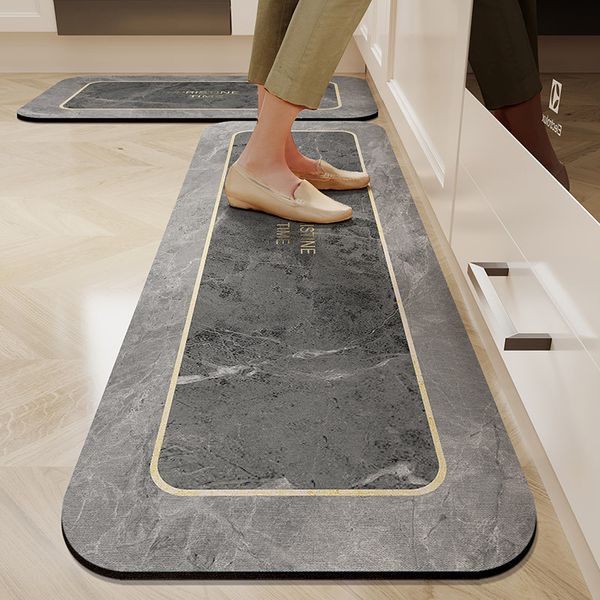 Tappeto tappeto tappeto da cucina tappetino non attaccante per bagno a prova d'olio ad ingresso lungo per abiti accessori cucina tapis 230812