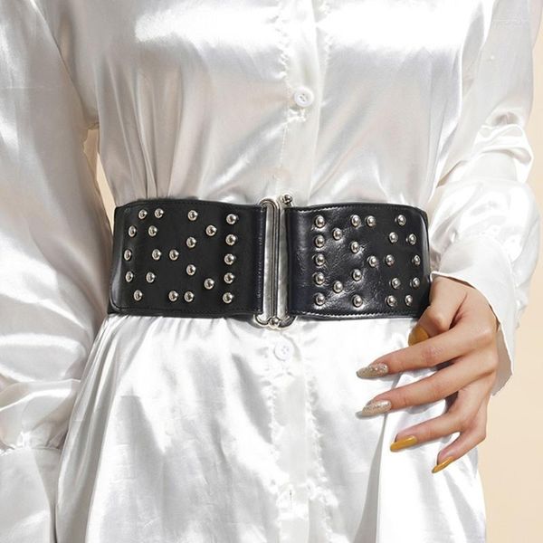 Cinture da donna gotico corsetto con decorazioni in lega di decorazioni per la donna camicia da camicia per le forniture