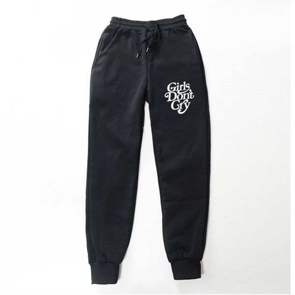 Calça masculina meninas lindas não choram calças de lã de calças de lã homens imprimidos homens jogando streetwear confortável calça de corredor 230812