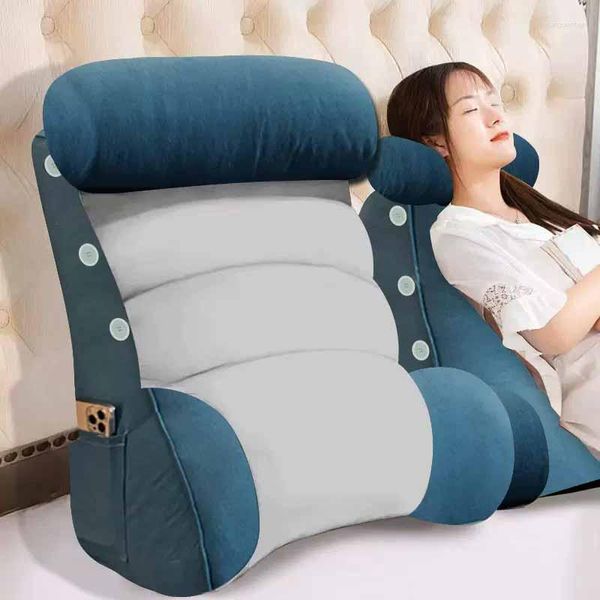 Kissen Schlafzimmer Orthopädische Kissen S ästhetische Lesebett -Rückenlehne Sofa Lumbaler Ergonomic Cojin Silla Home Dekoration