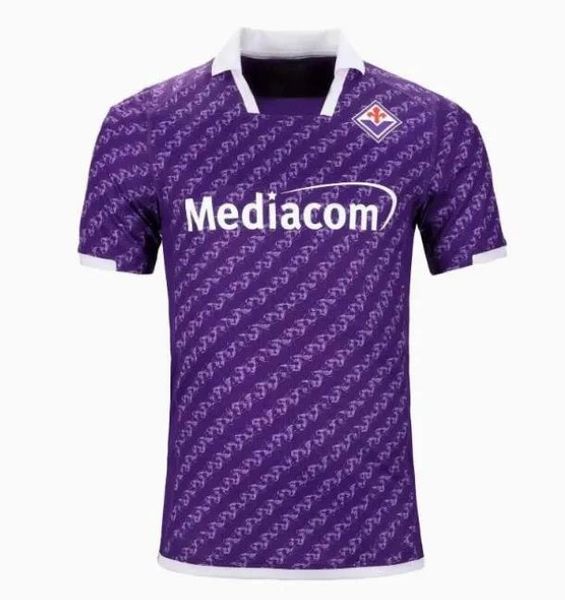 2023 2024 Jerseys de futebol da Fiorentina J. Ikone Batistuta Castrovilli Erick Florence Jersey ACF Jovic A. Cabral Milenkovic 23 24 Homens de futebol e kits de camisas infantis.14